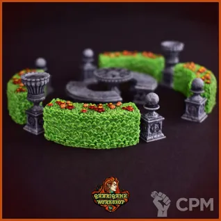 Описание картинки Уголок парка от Gabrigame_Terrain по цене 970руб | Свободный Рынок Миниатюр - СРМ