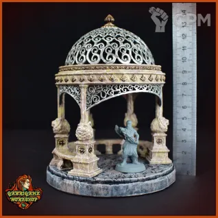 Описание картинки Ротонда с тиграми от Gabrigame_Terrain по цене 2 510руб | Свободный Рынок Миниатюр - СРМ