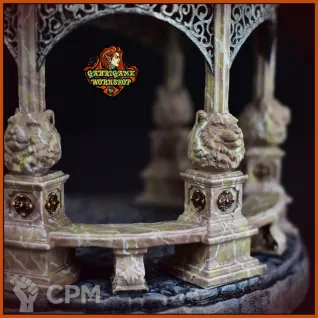 Описание картинки Ротонда с тиграми от Gabrigame_Terrain по цене 2 510руб | Свободный Рынок Миниатюр - СРМ