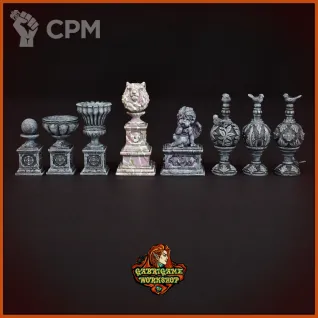Описание картинки Садово-парковые скульптуры от Gabrigame_Terrain по цене 570руб | Свободный Рынок Миниатюр - СРМ
