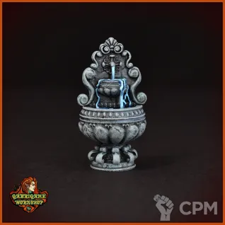 Описание картинки Фонтан пристенный от Gabrigame_Terrain по цене 310руб | Свободный Рынок Миниатюр - СРМ