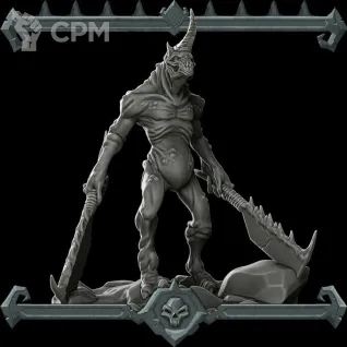 Описание картинки Чумной Демон (Plague Fiend) от Gabrigame_Print по цене 1 310руб | Свободный Рынок Миниатюр - СРМ