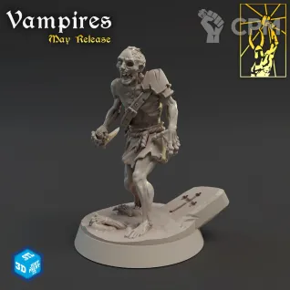 Описание картинки Зомби 1 (Zombie 1) от Gabrigame_Print по цене 320руб | Свободный Рынок Миниатюр - СРМ
