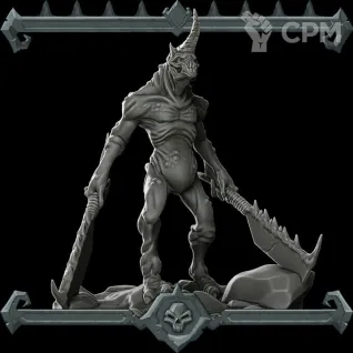 Описание картинки Чумной Демон (Plague Fiend) от Gabrigame_Print по цене 1 310руб | Свободный Рынок Миниатюр - СРМ
