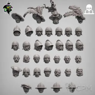Описание картинки Воины Города Сигмара/Банда для Мордхейма от 3D Wargaming по цене 1 190руб | Свободный Рынок Миниатюр - СРМ