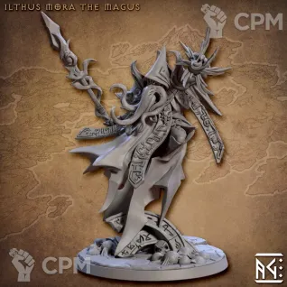 Описание картинки Иллитид, Призыватель 2 от Gabrigame_Print по цене 370руб | Свободный Рынок Миниатюр - СРМ