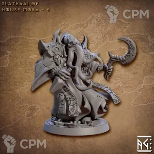 Описание картинки Иллитид, Заклинатель 2 от Gabrigame_Print по цене 350руб | Свободный Рынок Миниатюр - СРМ