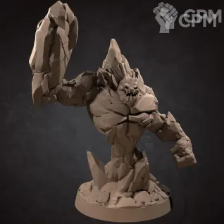 Описание картинки Элементаль Земли (Earth Elemental) от Gabrigame_Print по цене 650руб | Свободный Рынок Миниатюр - СРМ