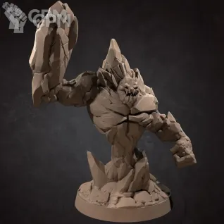 Описание картинки Элементаль Земли (Earth Elemental) от Gabrigame_Print по цене 650руб | Свободный Рынок Миниатюр - СРМ