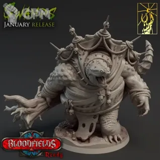 Описание картинки Болотный Тортл (Swamp Tortle) от Gabrigame_Print по цене 1 190руб | Свободный Рынок Миниатюр - СРМ
