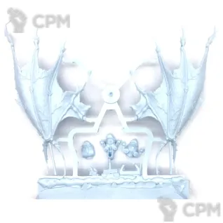 Описание картинки CHAOS LORD ON MANTICORE от TPC по цене 2 100руб | Свободный Рынок Миниатюр - СРМ