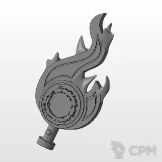 Описание картинки Icon of flame от 3Д печать миниатюр по цене 57руб | Свободный Рынок Миниатюр - СРМ