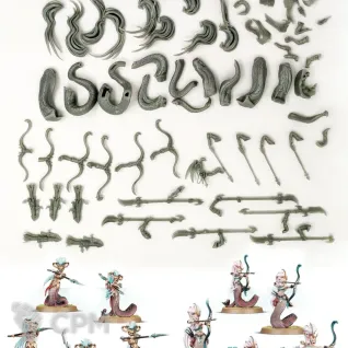 Описание картинки Melusai Blood Sisters / Melusai Blood Stalkers от LooneShroomFoundry по цене 1 800руб | Свободный Рынок Миниатюр - СРМ