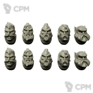Описание картинки WOLVES SPACE KNIGHTS HEADS от TPC по цене 340руб | Свободный Рынок Миниатюр - СРМ