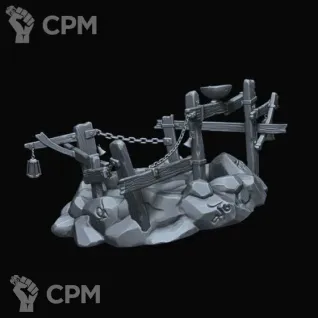 Описание картинки Skaven Gnawholes / Прогрызенные норы от 3Д печать миниатюр по цене 1 277руб | Свободный Рынок Миниатюр - СРМ
