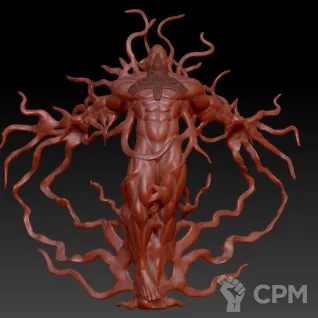 Описание картинки Transcendent C'tan от 3Д печать миниатюр по цене 834руб | Свободный Рынок Миниатюр - СРМ