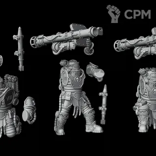 Описание картинки Solar Guard - Heavy Support Squad от WebWay 3D по цене 1 800руб | Свободный Рынок Миниатюр - СРМ