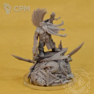 Описание картинки Gotrek Gurnisson от Mechanikus Forge по цене 750руб | Свободный Рынок Миниатюр - СРМ
