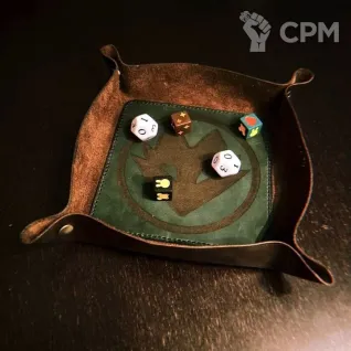 Описание картинки Dice Tray/Дайс Трей/Арена/Тарелка/зелёный от Krontwar по цене 3 500руб | Свободный Рынок Миниатюр - СРМ
