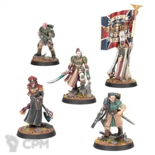 Описание картинки Cadian command + shock troops + hells last от Light Cellar по цене 5 100руб | Свободный Рынок Миниатюр - СРМ