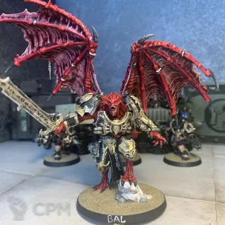 Описание картинки Heretic Astartes Daemon Prince от West_Hunter по цене 3 500руб | Свободный Рынок Миниатюр - СРМ