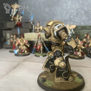Описание картинки Legio Custodes Contemptor-Achillus Dreadnought от West_Hunter по цене 1 000руб | Свободный Рынок Миниатюр - СРМ