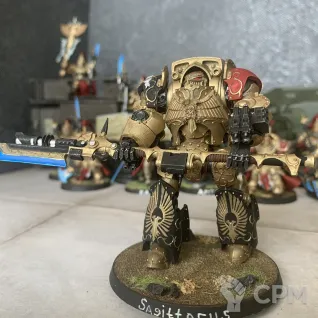 Описание картинки Legio Custodes Contemptor-Achillus Dreadnought от West_Hunter по цене 1 000руб | Свободный Рынок Миниатюр - СРМ