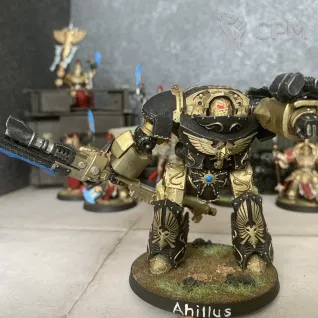 Описание картинки Legio Custodes Contemptor-Achillus Dreadnought от West_Hunter по цене 1 000руб | Свободный Рынок Миниатюр - СРМ