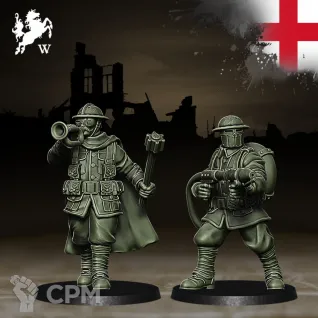 Описание картинки England-Yeomen specialists от 3D Wargaming по цене 300руб | Свободный Рынок Миниатюр - СРМ