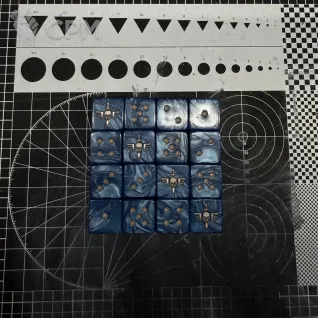 Описание картинки Space Marines Dice Set от Oxford по цене 3 000руб | Свободный Рынок Миниатюр - СРМ