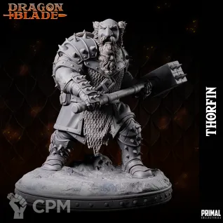 Описание картинки dwarf Throfin Hammer от Milestone по цене 180руб | Свободный Рынок Миниатюр - СРМ