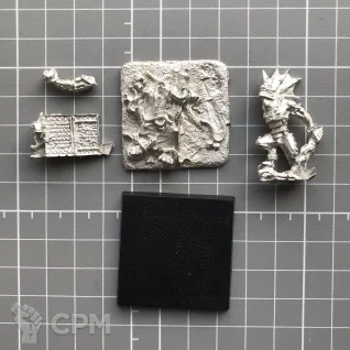 Описание картинки Tehenhauin Prophet of Sotek Lizardmen от Old Metal Collector по цене 3 600руб | Свободный Рынок Миниатюр - СРМ