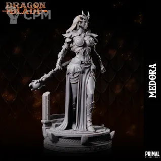 Описание картинки Dark queen dragon Medora от Milestone по цене 180руб | Свободный Рынок Миниатюр - СРМ