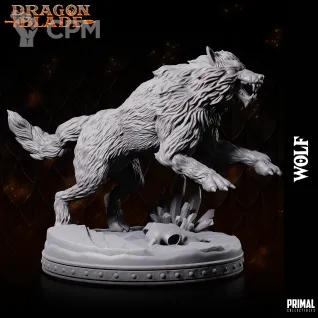 Описание картинки Wolf snowdasher от Milestone по цене 180руб | Свободный Рынок Миниатюр - СРМ