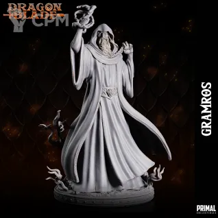 Описание картинки Dark wizard GRAMROS от Milestone по цене 180руб | Свободный Рынок Миниатюр - СРМ