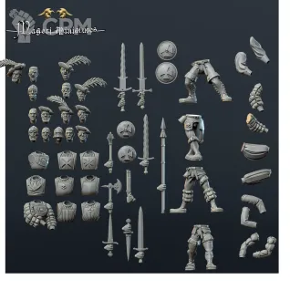 Описание картинки Reikland warband от 3D Wargaming по цене 1 000руб | Свободный Рынок Миниатюр - СРМ