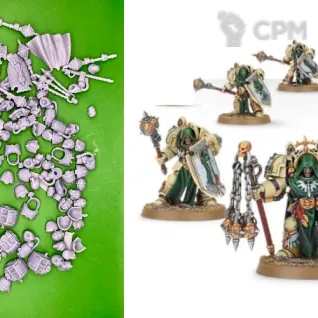 Описание картинки Deathwing knights от 3D Wargaming по цене 1 500руб | Свободный Рынок Миниатюр - СРМ