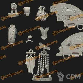 Описание картинки Chaos Knights: War Dog Karnivore от Formosa Printing по цене 1 500руб | Свободный Рынок Миниатюр - СРМ