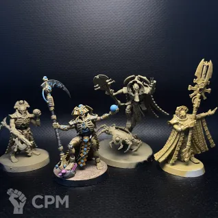Описание картинки Necron Overlords, Techomancer, Nemesor Zandrekh от Муса Рза по цене 5 000руб | Свободный Рынок Миниатюр - СРМ
