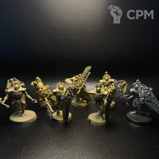 Описание картинки Necron Lychguard (shields) от Муса Рза по цене 7 000руб | Свободный Рынок Миниатюр - СРМ