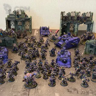 Описание картинки Chaos Space Marines Army от Lik по цене 250 000руб | Свободный Рынок Миниатюр - СРМ