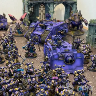 Описание картинки Chaos Space Marines Army от Lik по цене 250 000руб | Свободный Рынок Миниатюр - СРМ