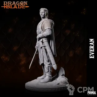 Описание картинки Warrior wizard elf EVERAN от Milestone по цене 180руб | Свободный Рынок Миниатюр - СРМ