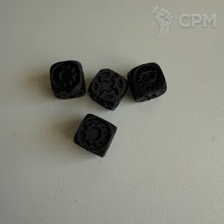 Описание картинки Adeptus mechanicus dice, 20шт от Yursa по цене 400руб | Свободный Рынок Миниатюр - СРМ