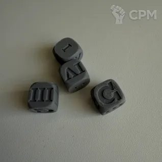 Описание картинки Ultramarine dice (ультрамарин кубы) 20шт. от Yursa по цене 400руб | Свободный Рынок Миниатюр - СРМ