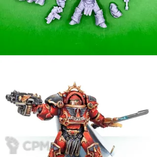 Описание картинки Blood Angels Legion Praetor in Tartaros Terminator Armour от 3D Wargaming по цене 300руб | Свободный Рынок Миниатюр - СРМ