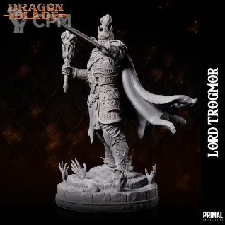 Описание картинки Death knight BOSS LORD TROGMOR от Milestone по цене 180руб | Свободный Рынок Миниатюр - СРМ