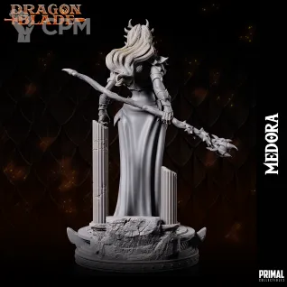 Описание картинки Dark queen dragon Medora от Milestone по цене 180руб | Свободный Рынок Миниатюр - СРМ