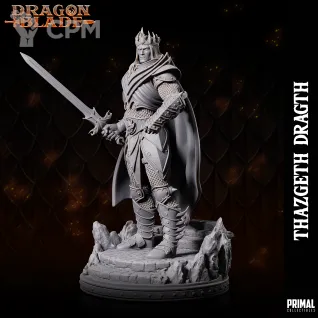 Описание картинки Wizard fighter THAZGETH DRAGTH от Milestone по цене 180руб | Свободный Рынок Миниатюр - СРМ