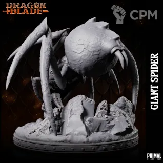 Описание картинки Giant spider от Milestone по цене 770руб | Свободный Рынок Миниатюр - СРМ